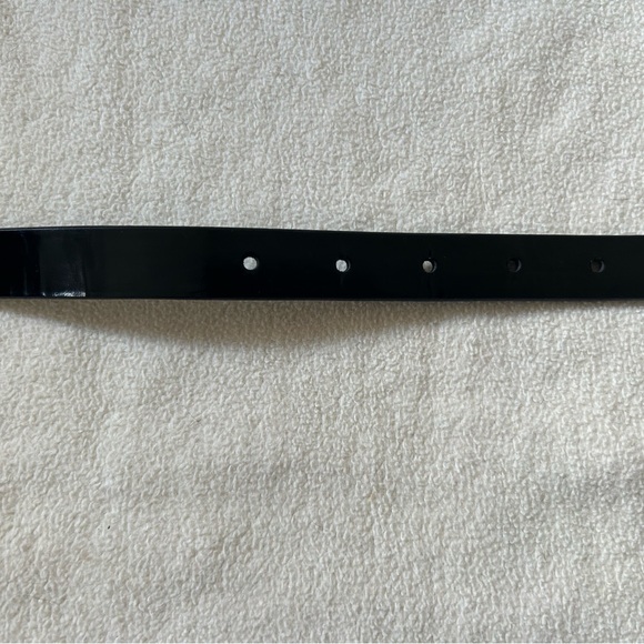 Jil Sander Women’s Black Pantent Leather Belt - Picture 5 of 6